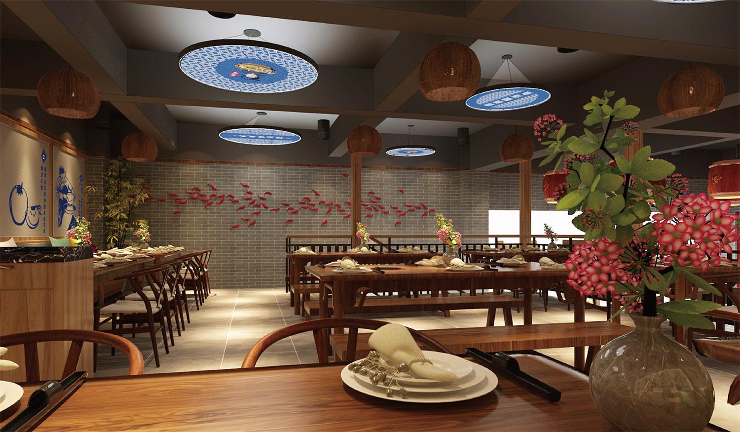 八步如何让中餐厅的餐饮空间设计，蕴含中国传统文化底蕴？