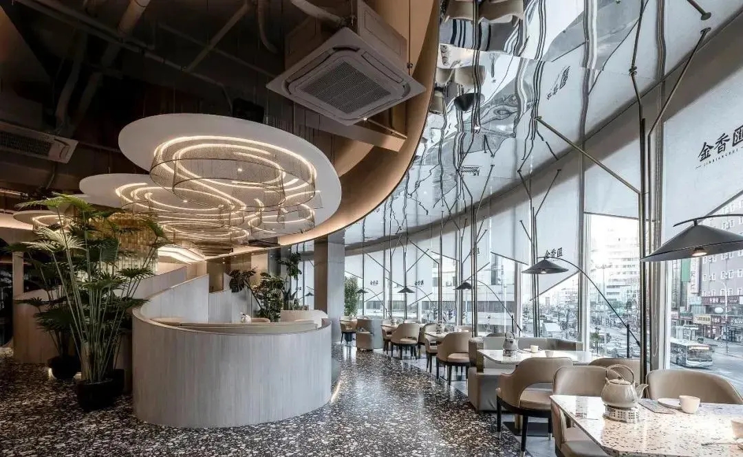 八步大型粤菜餐厅的深圳餐饮空间设计