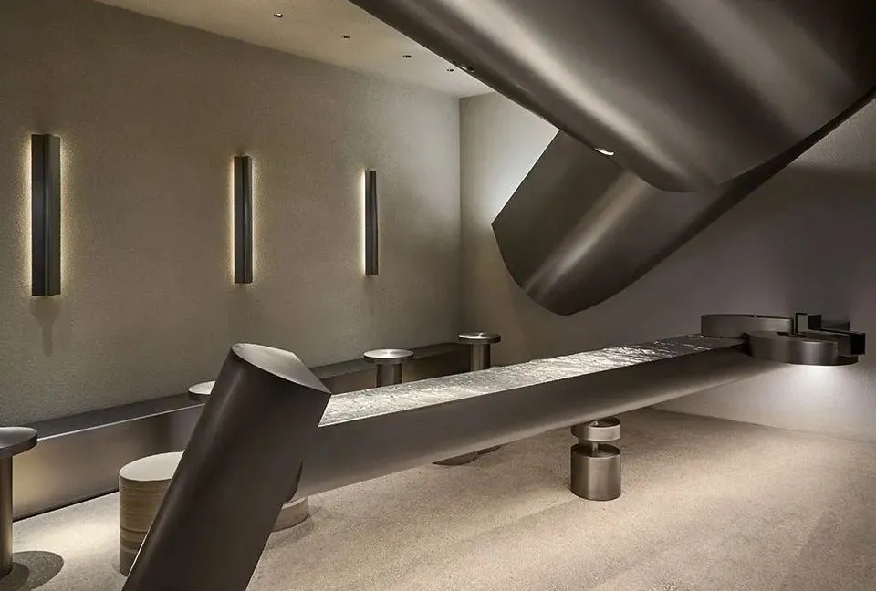 八步充满科幻感的杭州餐饮空间设计