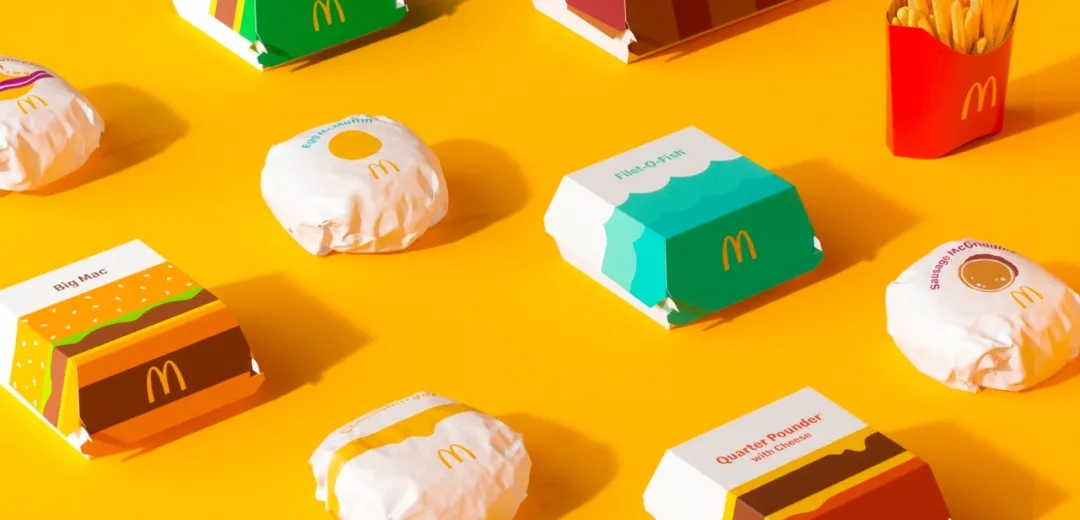 八步麦当劳打造全新品牌包装视觉系统，真是会玩